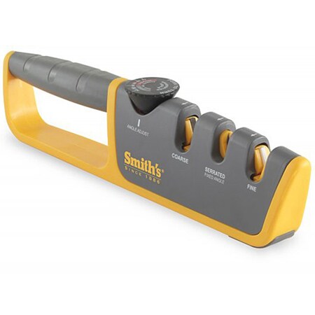Smiths Smiths Adjustable Manual Knife Sharpener Gray-Yellow S-50264